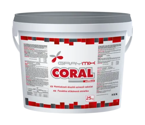 Coral Szilikon kapart vakolat