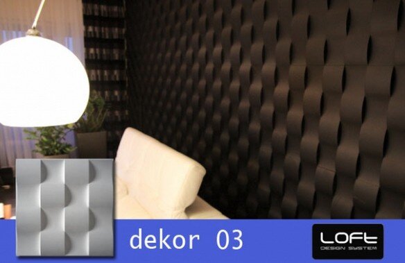 Loft Design 3D falpanel - dekor 03