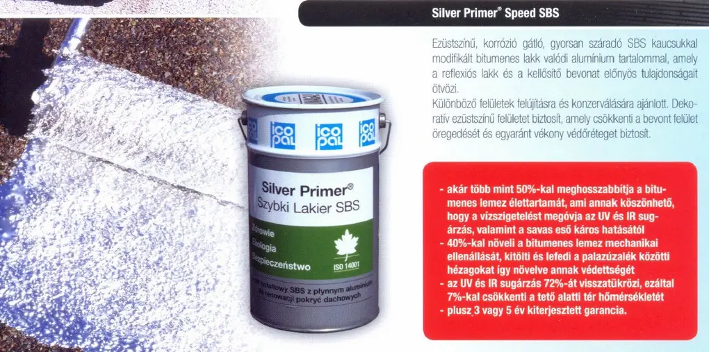 Icopal Silver Primer SBS