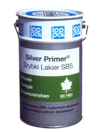 Icopal SILVER PRIMER Speed SBS bitumenes lakk