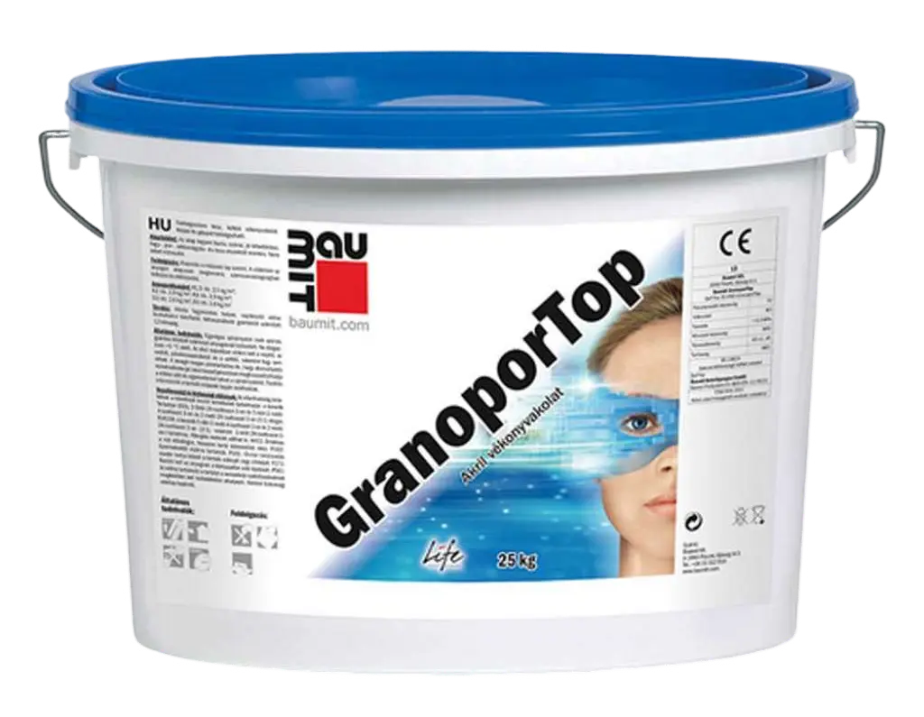 Baumit GranoPortop 1,5mm kapart homlokzati vakolat 25kg